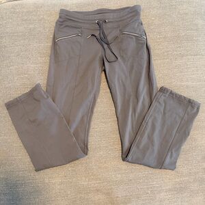 Athleta Women’s Active Gray Pants Size Small, Drawstring Ankles